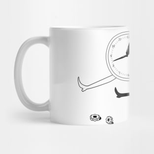 Walk clock time pass Mug